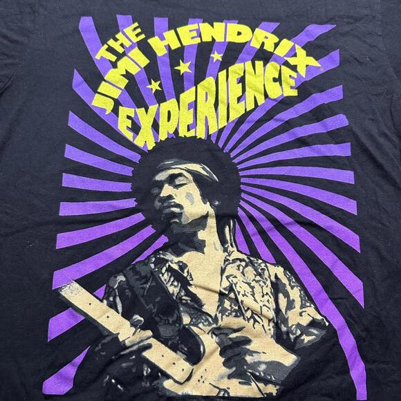 Jimi Hendrix Experience Psychedelic Graphic Tee - Large - Picture 2 of 5